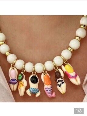 ZARA Beach Babes Necklace NWOT, Perfect For Your SUMMER 🏖 🌞VACATION!